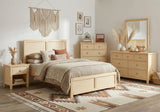 Bartly Natural Pine Full Platform Bed