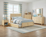Bartly Natural Pine Full Platform Bed