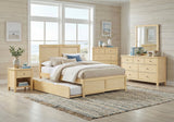 Bartly Natural Pine Full Platform Bed