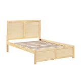 Bartly Natural Pine Full Platform Bed
