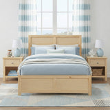 Bartly Natural Pine Full Platform Bed