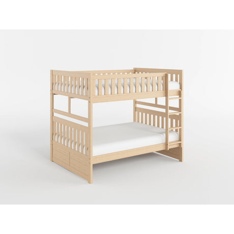 Bartly Natural Pine Full Platform Bed by Homelegance at Eve Furniture