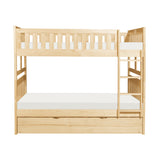 Bartly Natural Pine Full Platform Bed