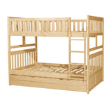 Bartly Natural Pine Full Platform Bed