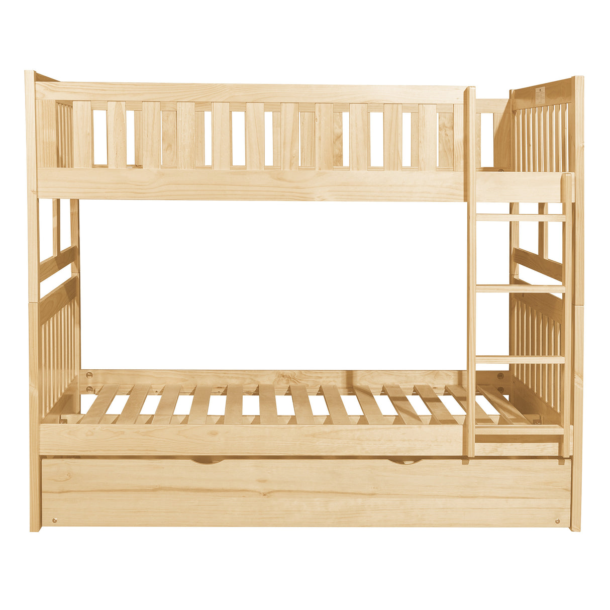 Bartly Natural Pine Full Platform Bed
