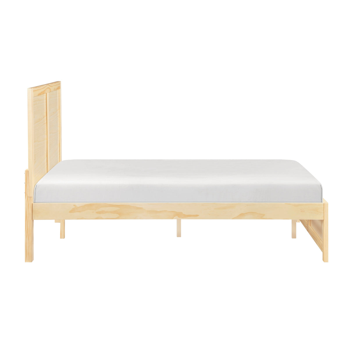 Bartly Natural Pine Full Platform Bed