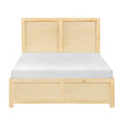 Bartly Natural Pine Full Platform Bed