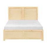 Bartly Natural Pine Full Platform Bed