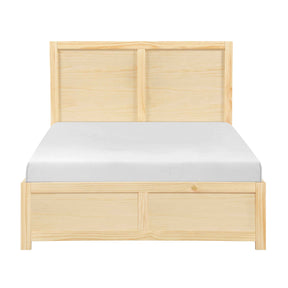 Bartly Natural Pine Full Platform Bed by Homelegance at Eve Furniture