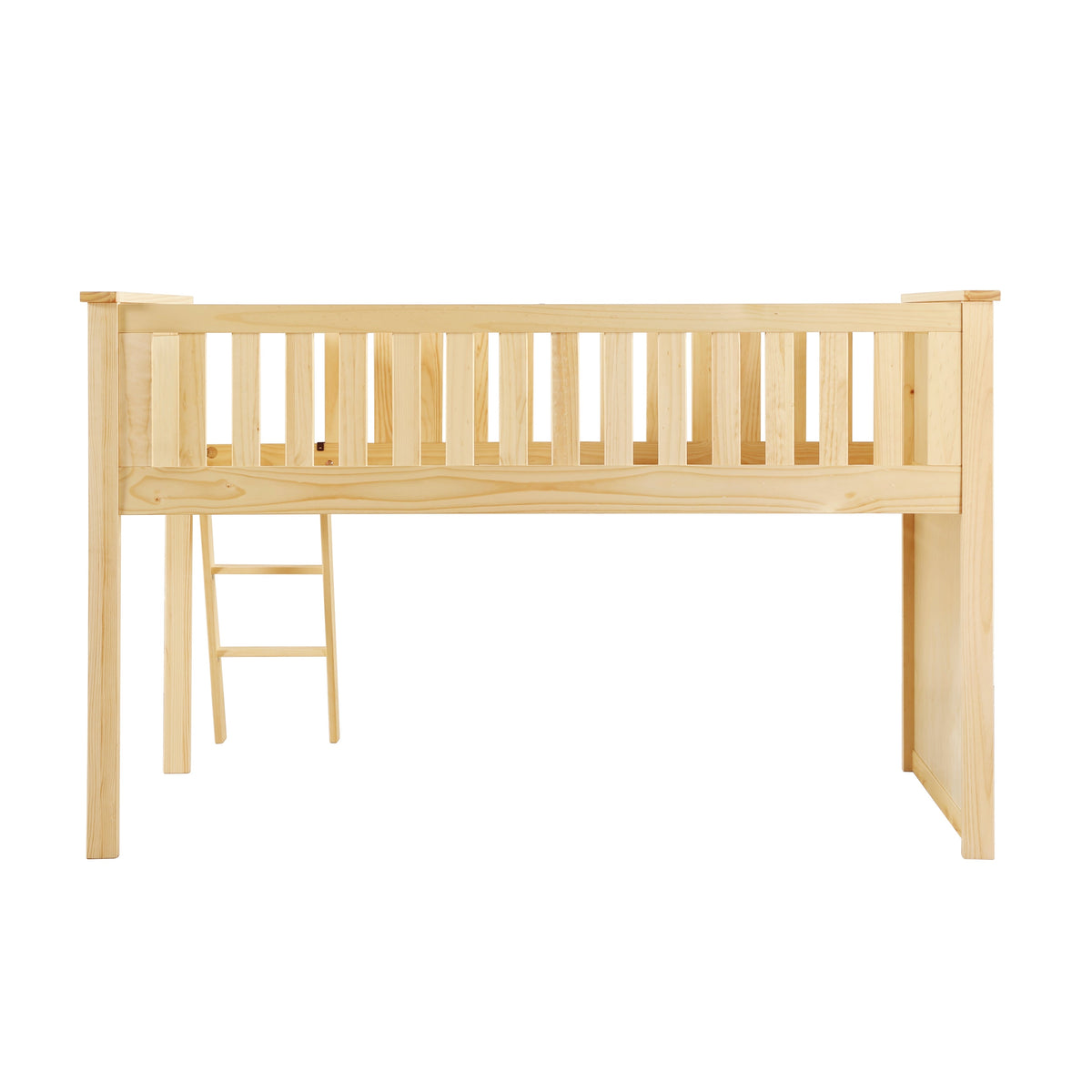 Bartly Natural Pine Low Loft Bunk by Homelegance at Eve Furniture