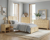 Bartly Natural Pine Twin Platform Bed