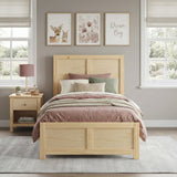 Bartly Natural Pine Twin Platform Bed