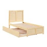Bartly Natural Pine Twin Platform Bed