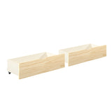 Bartly Natural Twin Platform Bed by Homelegance at Eve Furniture