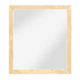 Bartly Natural Wide Dresser Mirror (Mirror Only) by Homelegance at Eve Furniture