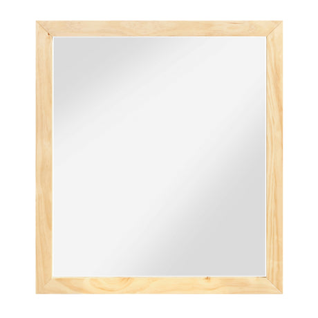 Bartly Natural Wide Dresser Mirror (Mirror Only) by Homelegance at Eve Furniture