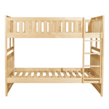 Bartly Pine Full/Full Bunk Bed by Homelegance at Eve Furniture
