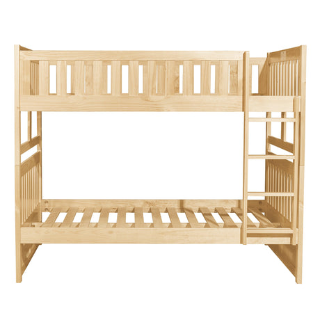 Bartly Pine Full/Full Bunk Bed by Homelegance at Eve Furniture