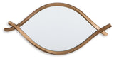 Bartner Antique Gold Finish Accent Mirror