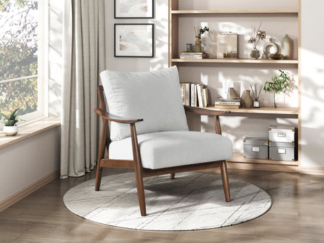 Barton Beige Accent Chair by Homelegance at Eve Furniture
