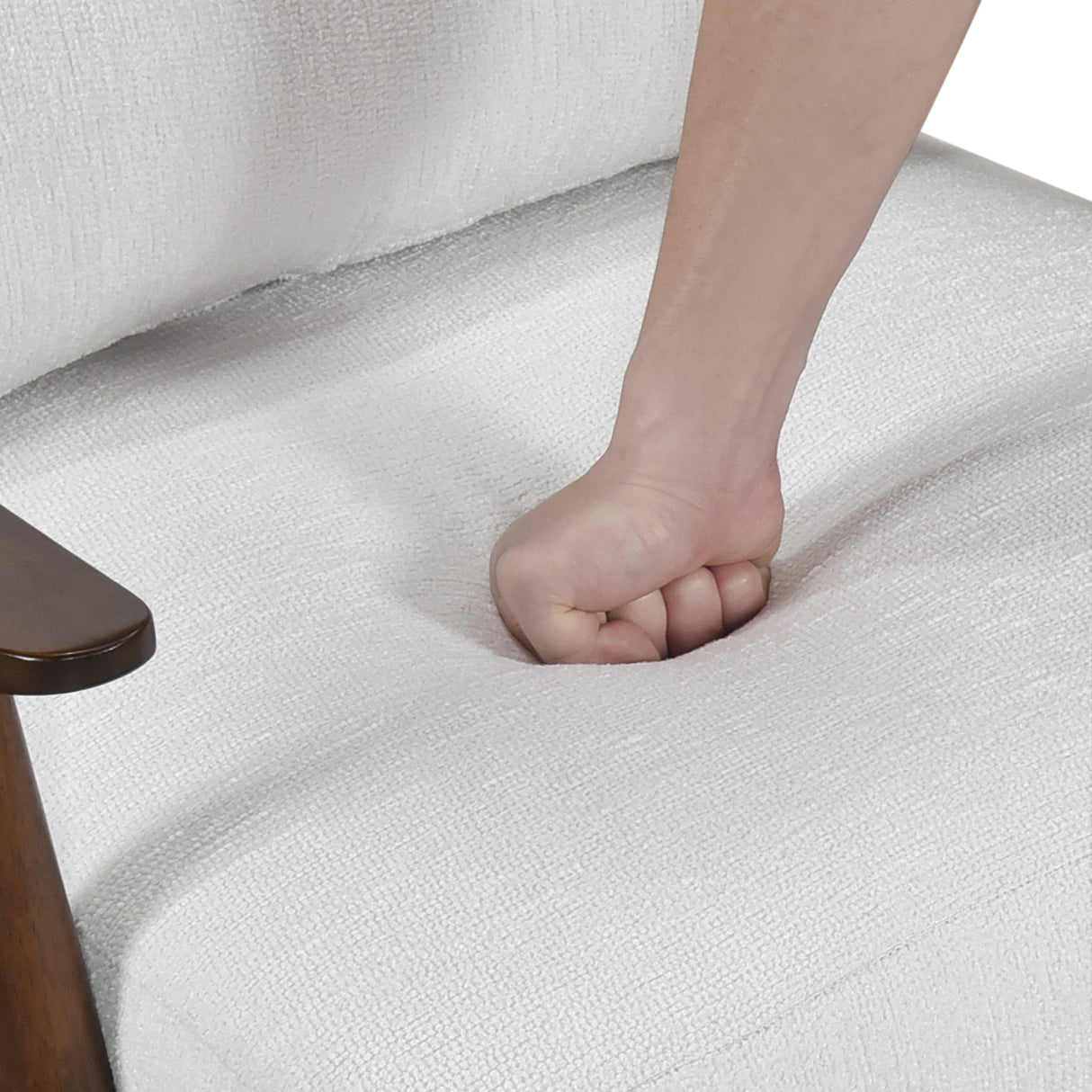 Barton Beige Accent Chair by Homelegance at Eve Furniture
