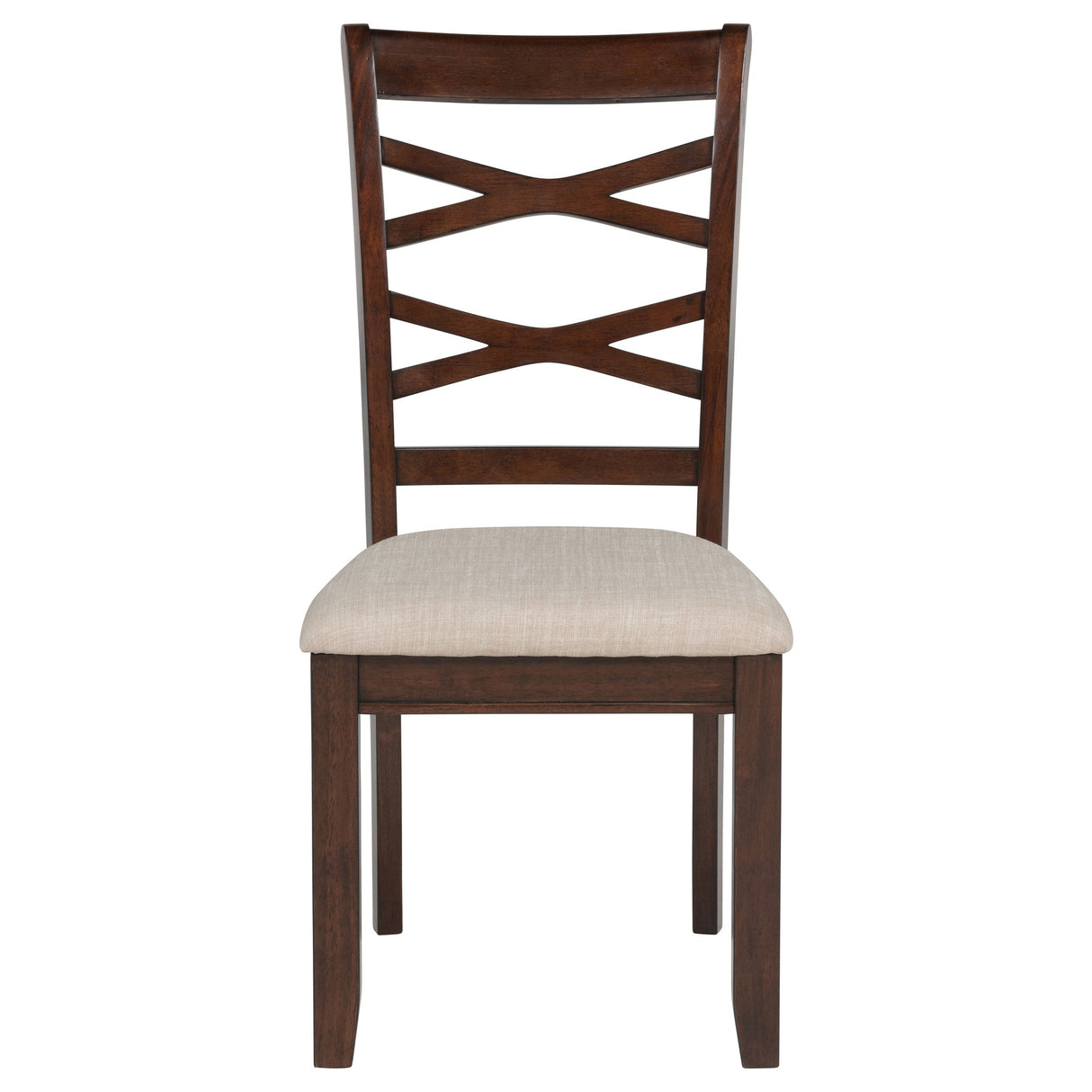 Barton Dark Brown 5-piece Round Wood Dining Table Set by Coaster at Eve Furniture