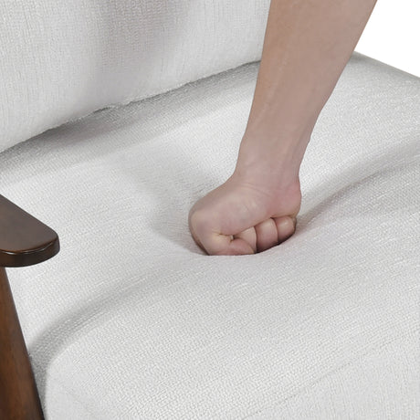Barton Gray Accent Chair by Homelegance at Eve Furniture