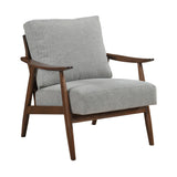 Barton Gray Accent Chair by Homelegance at Eve Furniture