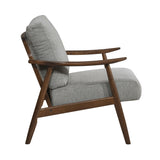 Barton Gray Accent Chair by Homelegance at Eve Furniture