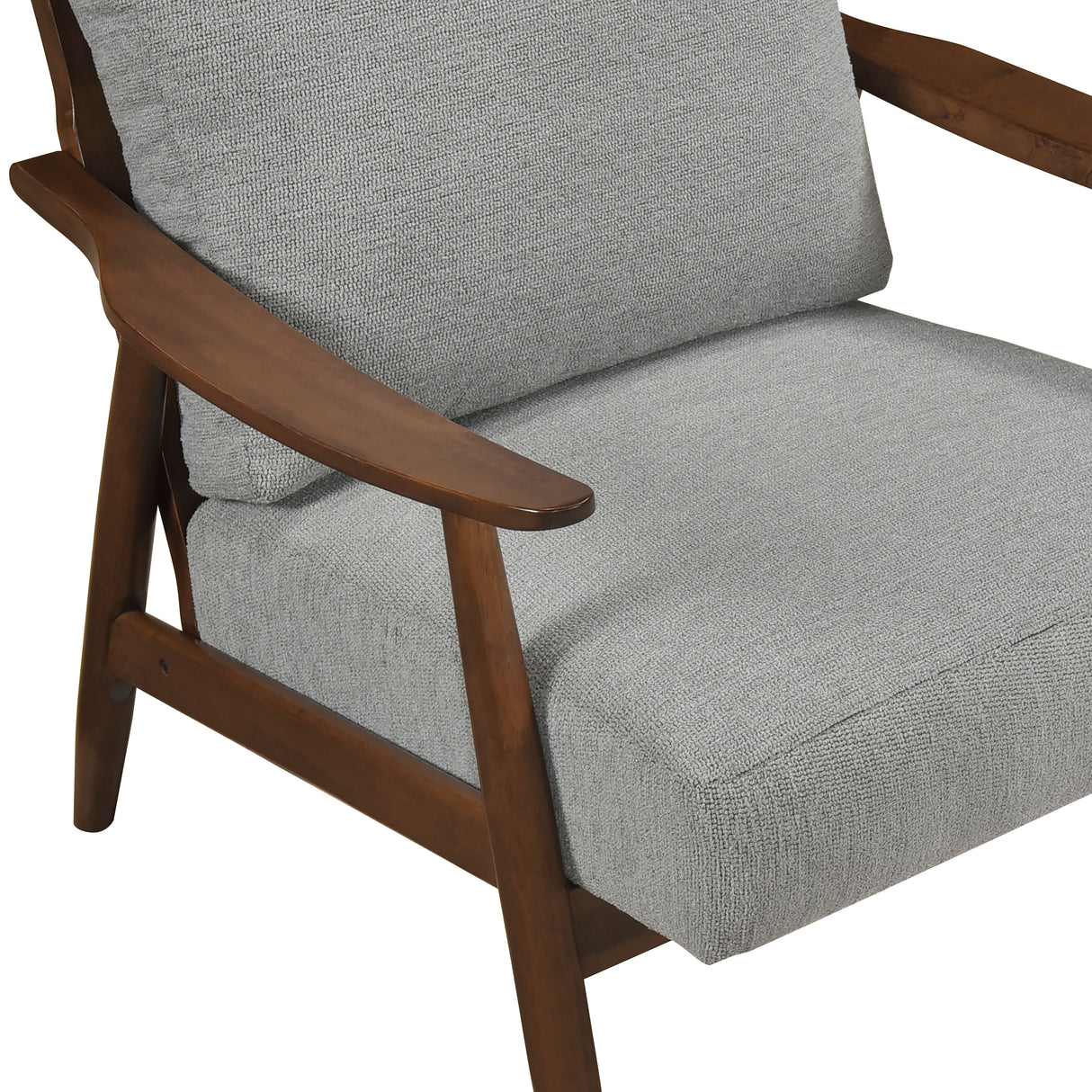 Barton Gray Accent Chair by Homelegance at Eve Furniture
