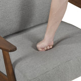 Barton Gray Accent Chair by Homelegance at Eve Furniture