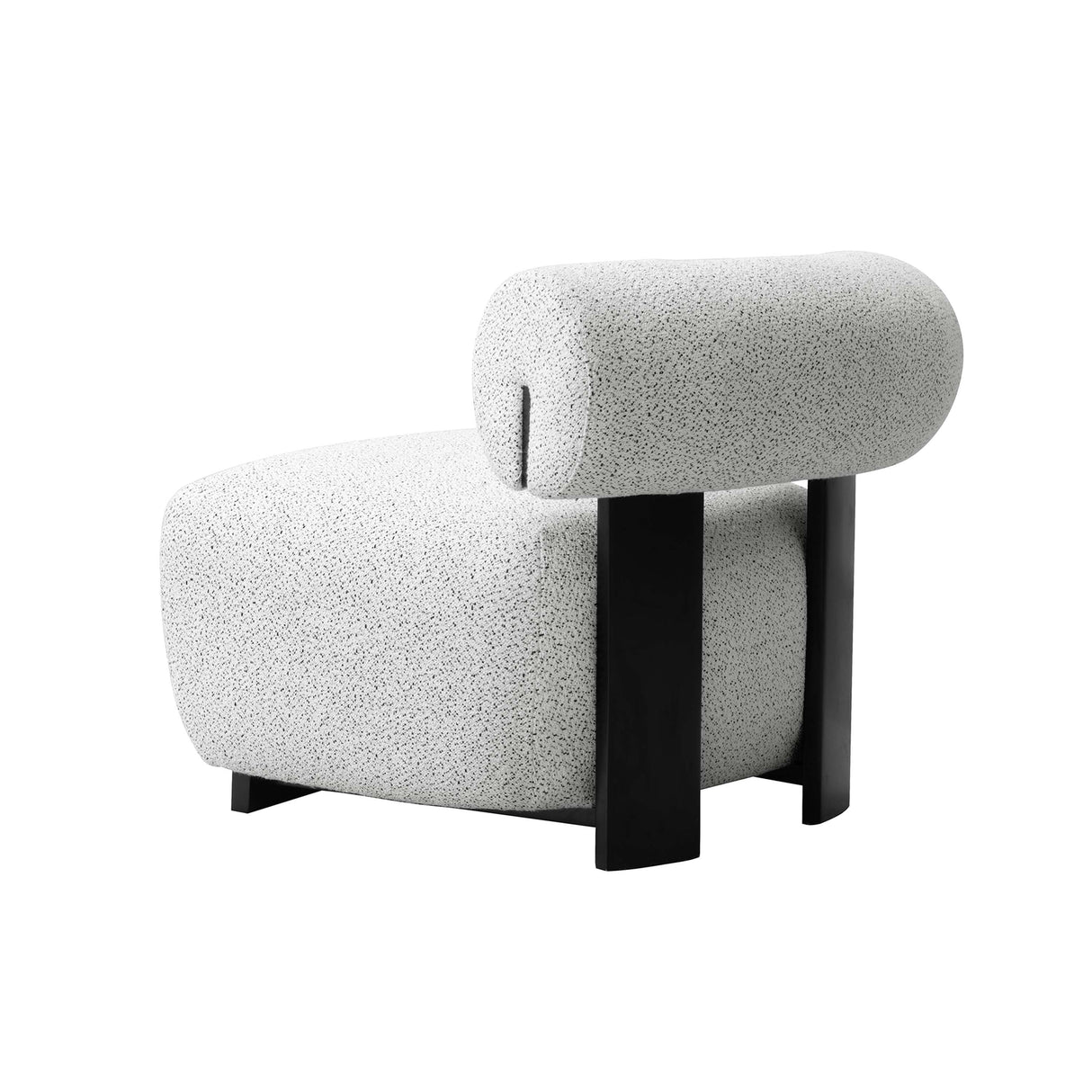 Bartow Accent Chair in Ivory and Black by Manhattan Comfort at Eve Furniture