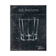 Barware Blueprint I by Mercana Studio a Hand Embellished Textured Canvas by Mercana at Eve Furniture