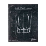 Barware Blueprint I by Mercana Studio a Hand Embellished Textured Canvas by Mercana at Eve Furniture