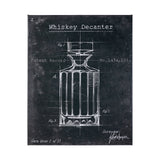 Barware Blueprint VII by Mercana Studio a Hand Embellished Textured Canvas by Mercana at Eve Furniture