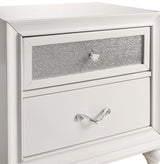 Barzini 2-Drawer Nightstand White