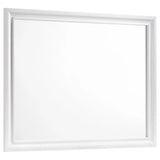 Barzini White 4-Piece Queen Panel Bedroom Set by Coaster at Eve Furniture
