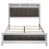 Barzini White 4-Piece Queen Panel Bedroom Set by Coaster at Eve Furniture