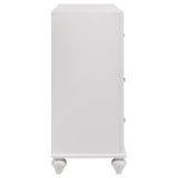 Barzini White 7-Drawer Dresser by Coaster at Eve Furniture