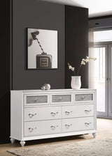 Barzini White 7-Drawer Dresser by Coaster at Eve Furniture