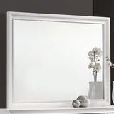 Barzini White Rectangle Dresser Mirror by Coaster at Eve Furniture