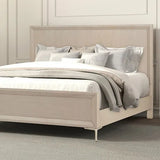 Bashford Natural Oak 4-Piece Queen Bedroom Set by Furniture of America at Eve Furniture