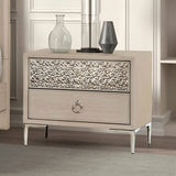 Bashford Natural Oak 4-Piece Queen Bedroom Set by Furniture of America at Eve Furniture