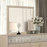 Bashford Natural Oak 5-Piece Queen Bedroom Set by Furniture of America at Eve Furniture