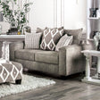 Basie Gray Loveseat by Furniture of America at Eve Furniture