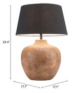 Basil Black Table Lamp by Zuomod at Eve Furniture