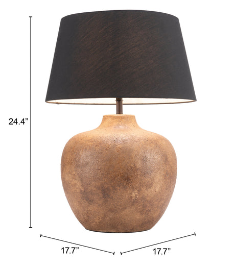 Basil Black Table Lamp by Zuomod at Eve Furniture
