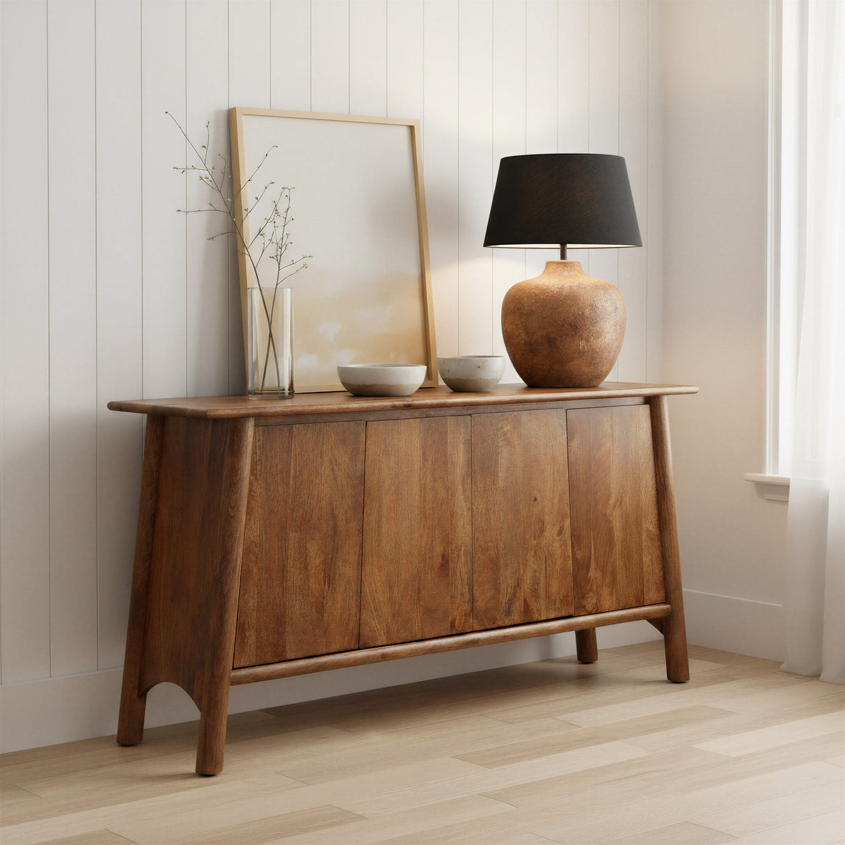 Basil Black Table Lamp by Zuomod at Eve Furniture