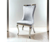 Basilicata Silver/Gray Chair (Set of 2) by Furniture of America at Eve Furniture