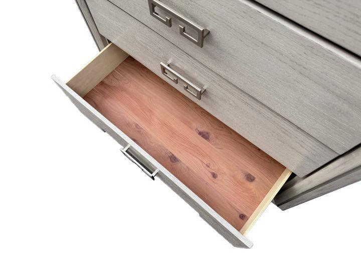 Basilone Rustic White Chest by Furniture of America at Eve Furniture